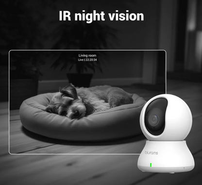 📡 Smart Pet Camera with 2-Way Audio & 360° Monitoring 🐶📱