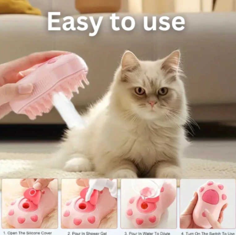 Perfect Steam Brush: A Spa Day for Your Pet!"