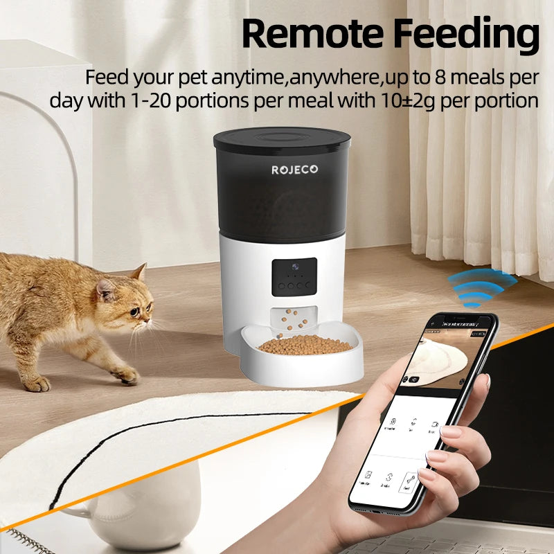 BuddyFeeder™ – Smart Pet Feeder with Camera & Voice Control