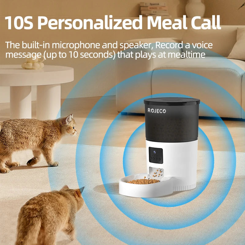 BuddyFeeder™ – Smart Pet Feeder with Camera & Voice Control