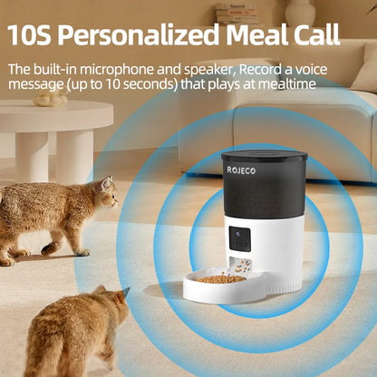 BuddyFeeder™ – Smart Pet Feeder with Camera & Voice Control